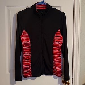 Pink and black MIA girls sports jacket XL